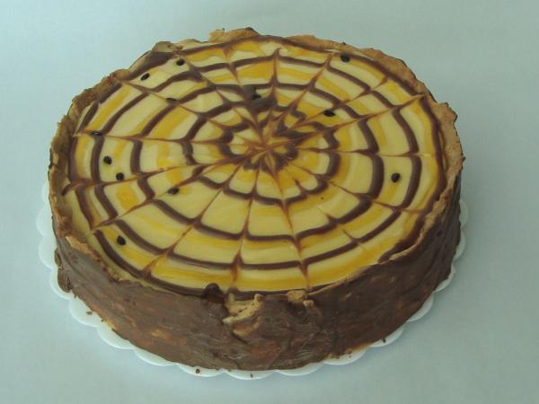 Torta de Maracujá com Chocolate